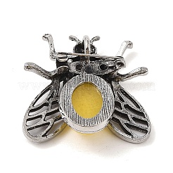 Natural Topaz Jade Brooch&nbsp;G-A226-04AS-11