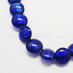 Handmade Silver Foil Glass Beads&nbsp;LS-X-FOIL-R055-8