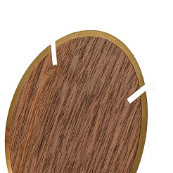 Oval Shaped Wood Necklace Organizer Display Racks&nbsp;ODIS-B002-05C