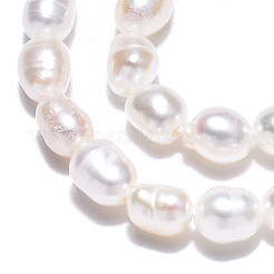 Natural Cultured Freshwater Pearl Beads Strands&nbsp;PEAR-N012-03I