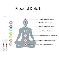 Crystals Chandelier Suncatchers Prisms Chakra Hanging Pendant&nbsp;AJEW-I040-10P