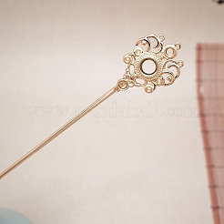 Alloy Hair Sticks Settings&nbsp;PW-WG29D20-01