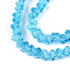 Transparent Glass Beads Strands&nbsp;GLAA-N018-4mm-03