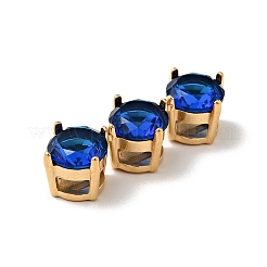 316 Surgical Stainless Steel Micro Pave Cubic Zirconia Slide Charms&nbsp;STAS-I195-01G