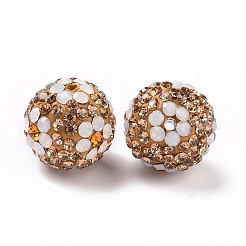 Polymer Clay Rhinestone Beads&nbsp;RB-L029-03A