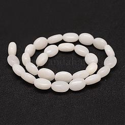 Natural White Jade Bead Strands&nbsp;G-K153-E01