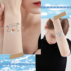 10Pcs Adjustable 201 Stainless Steel Expandable Bangle Making&nbsp;STAS-SC0008-09