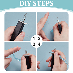 1Pc Plastic with Iron Bead Knotting Tool&nbsp;TOOL-WR0001-10A