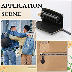 30Pcs 5 Colors Alloy Zipper Sliders&nbsp;FIND-ME0003-52