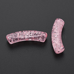 Transparent Crackle Acrylic Beads&nbsp;CACR-S009-001A-N26