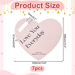 7Pcs Paper Single Flower Wrapping Paper Cards for Valentines Day&nbsp;DIY-WR0004-99