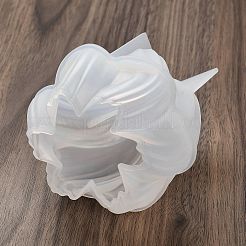 DIYツイストティアドロップキャンドルシリコンモールド  キャンドル作り用  ホワイト  7.5x8.1x8.9cm&nbsp;DIY-G113-06B