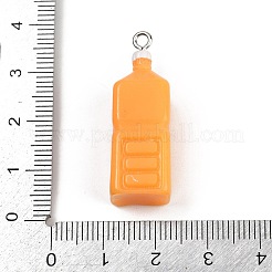 Opaque Resin Pendants&nbsp;FIND-I052-09P-01