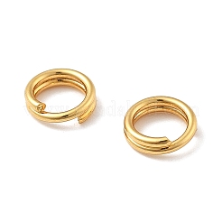 304ステンレススプリットリング  イオンプレーティング（ip）  18KGP本金メッキ  5x1.5mm  内径：3.5mm  約200個/セット&nbsp;STAS-M118-01G-5mm