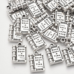 Tibetan Style Alloy Pendants for Teachers' Day&nbsp;TIBEP-S319-025AS-RS