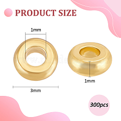 Brass Spacer Beads&nbsp;KK-BC0014-22C
