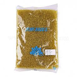 TOHOラウンドシードビーズ  日本製シードビーズ  （内側2151)色クリスタルイエロー  8/0  3mm  穴：1mm  約10000個/ポンド&nbsp;SEED-TR08-2151