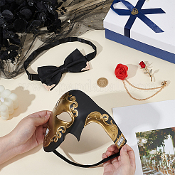 Plastic Masquerade Masks&nbsp;AJEW-OC0014-98A