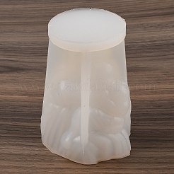 聖母マリア女神像キャンドルシリコンモールド  DIYキャンドル作りに  ホワイト  111x79x67mm&nbsp;SIMO-Z004-03A