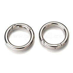 Zinc Alloy Spring Gate Rings&nbsp;PALLOY-C100-01P-02