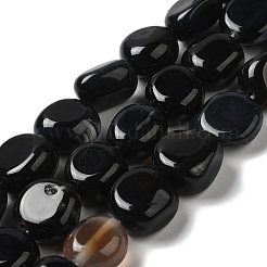 Natural Black Agate Beads Strands&nbsp;G-H295-D01-08