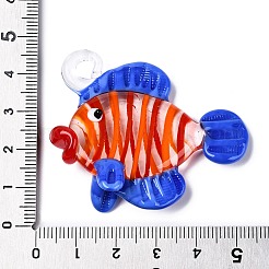 Handmade Lampwork Pendants&nbsp;LAMP-N024-34C-01