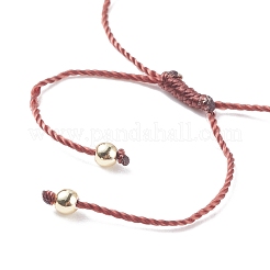 2Pcs 2 Style Natural Mixed Stone Chips Beaded Bracelets Set with Brass Beads&nbsp;BJEW-JB07985