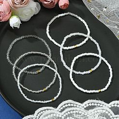 Glass Seed Beaded Stretch Bracelet Sets&nbsp;BJEW-MZ00101-02