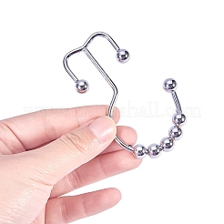 Stainless Steel Window Curtain Hook&nbsp;STAS-WH0005-02P