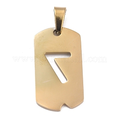 Ion Plating(IP) 304 Stainless Steel Pendants&nbsp;STAS-O127-D07