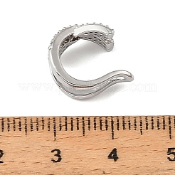 Brass Rhinestone Cuff Errings&nbsp;LS-RB-Z001-03P