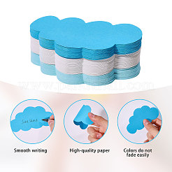 320Pcs 3 Colors Cloud Shape Blank Bulletin Board&nbsp;DIY-CA0008-29