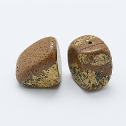 Natural Picture Jasper Beads&nbsp;G-H1462-07