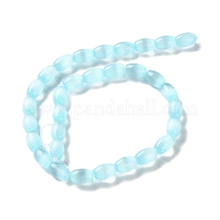Macaron Color Natural Selenite Beads Strands&nbsp;G-B102-A01-06