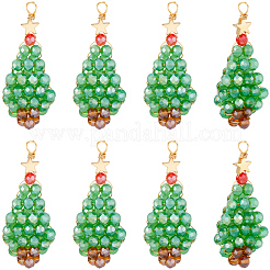 12Pcs Electroplate Glass Pendants&nbsp;FIND-BBC0004-82