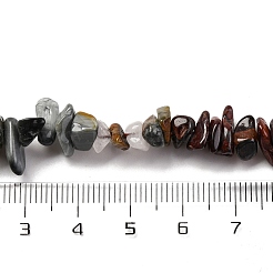 Natural Eagle Eye Stone & Tiger Eye & Dyed Red Tiger Eye Beads Strands&nbsp;G-L610-A16-01