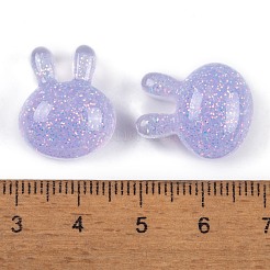 Transparent Epoxy Resin Bunny Decoden Cabochons&nbsp;CRES-P035-03A