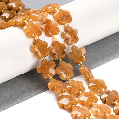 Natural Topaz Jade Beads Strands&nbsp;G-NH0028-01A