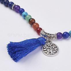 Natural Gemstone Beads Necklaces&nbsp;NJEW-F147-B01