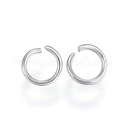 変色しにくい304ステンレススチール製オープン丸カン  ラウンド  ステンレス鋼色  21ゲージ  5x0.7mm  内径：3.5mm&nbsp;A-STAS-F110-09P
