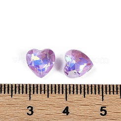 Pointed Back Glass Rhinestone Cabochons&nbsp;GGLA-S003-02D