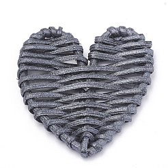 Handmade Spray Painted Reed Cane/Rattan Woven Beads&nbsp;LS-WOVE-N007-06A