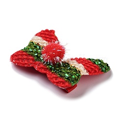 Christmas Theme Cloth Felt Fabric Alligator Hair Clip&nbsp;OHAR-R100-01F