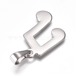 変色しにくい304ステンレススチールペンダント  音符  ステンレス鋼色  33x25x1.5mm  穴：10x4mm&nbsp;STAS-I135-13P