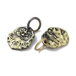 Tibetan Style Brass Pendants&nbsp;KK-M284-29AB