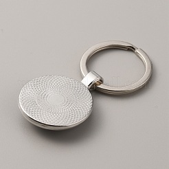 先生の日の宝石キーホルダー  合金パーツ  半円・ドーム付単語指導は仕事  ハート柄  6cm&nbsp;KEYC-WH0029-51B-P