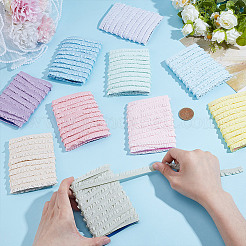 50m 10 Colors Nylon Lace Trim&nbsp;OCOR-NB0002-34