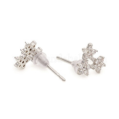 Brass Stud Earrings&nbsp;EJEW-L247-02P
