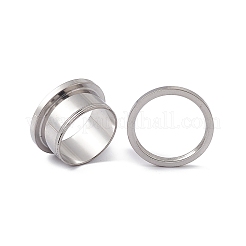 Non-Tarnish 304 Stainless Steel Ear Plugs Gauges&nbsp;LS-EJEW-G317-01M-P