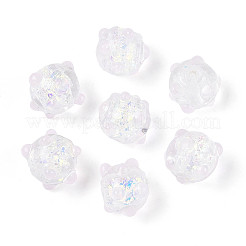 Handmade Foil Lampwork Beads Strands&nbsp;FOIL-T008-02H
